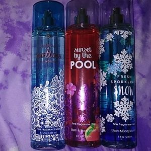Bath and body works body mists